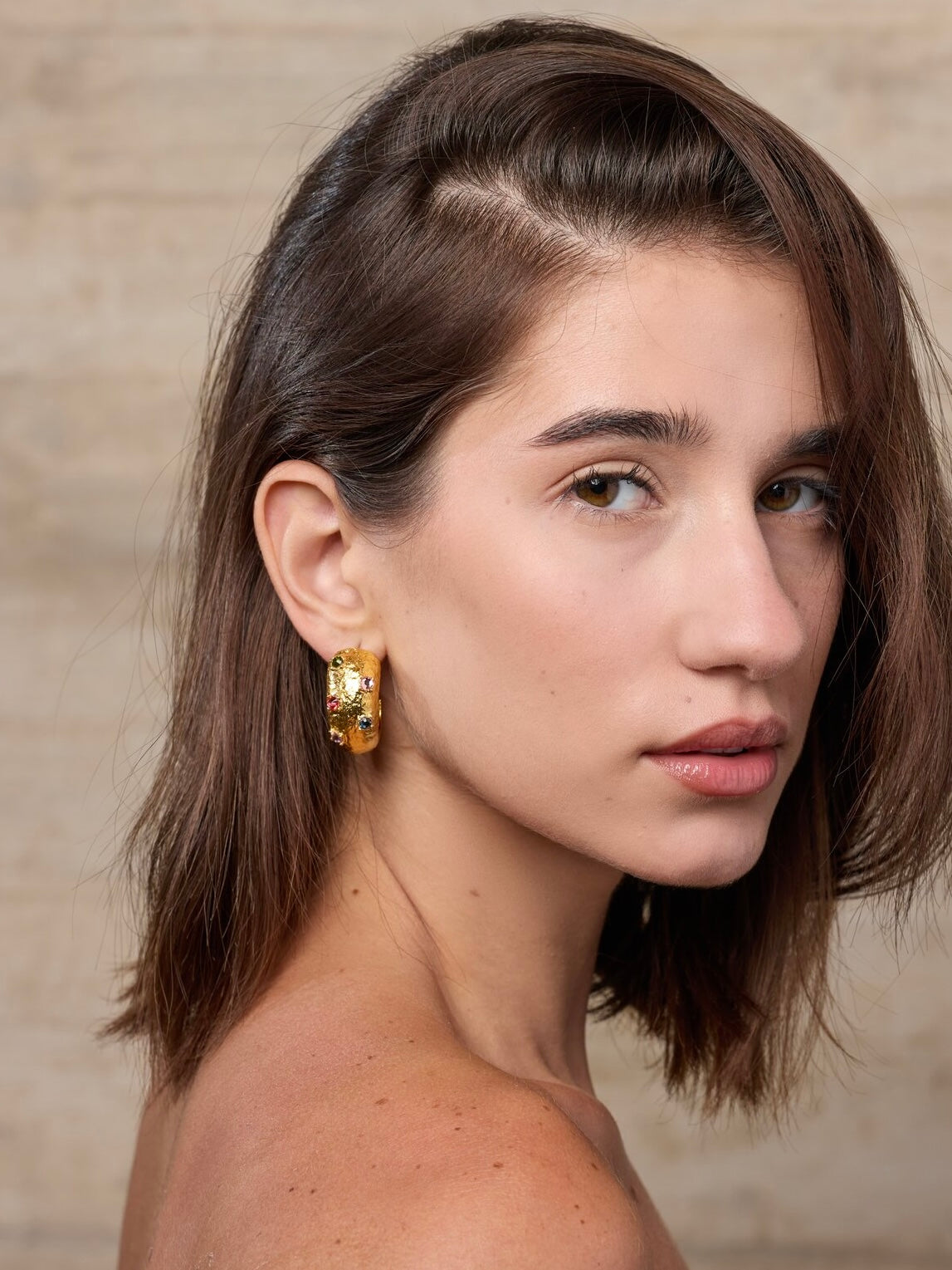 Les Gourmandes Gold Earrings