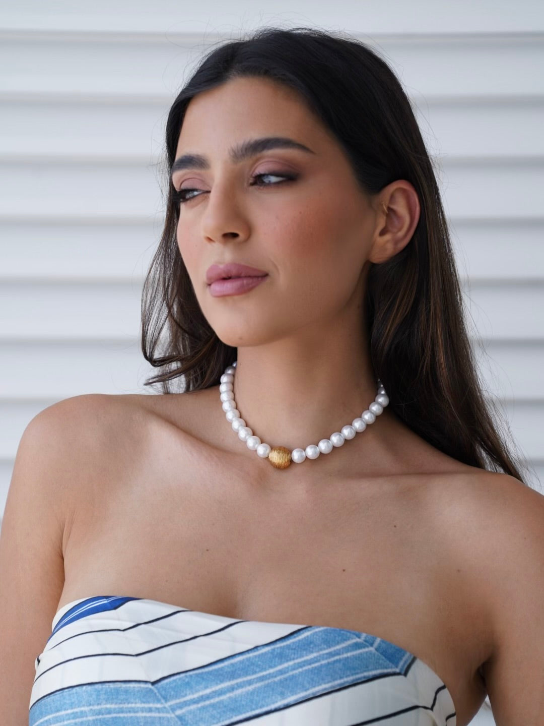 Sky Pearl Choker
