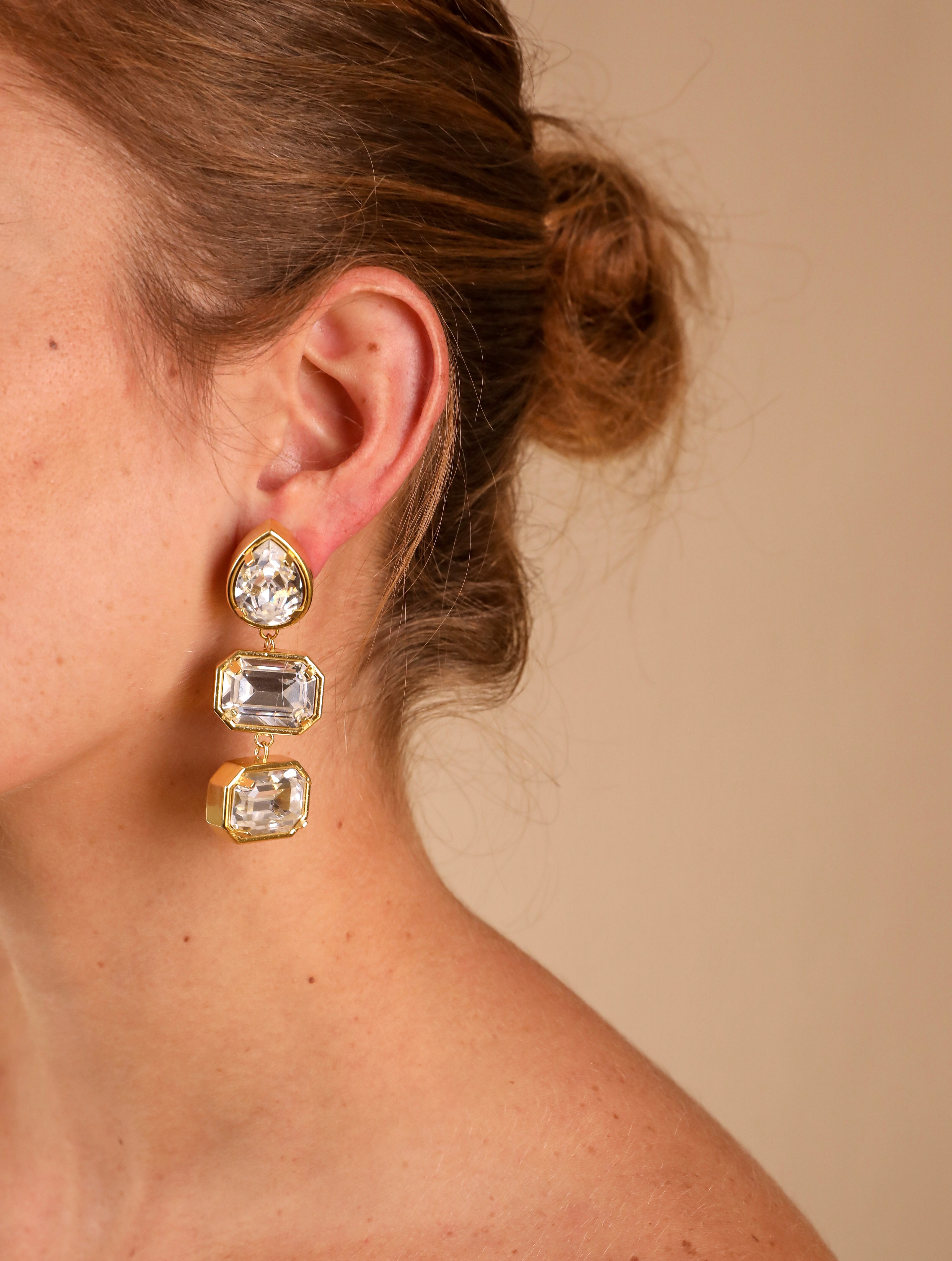 Colette Earrings White