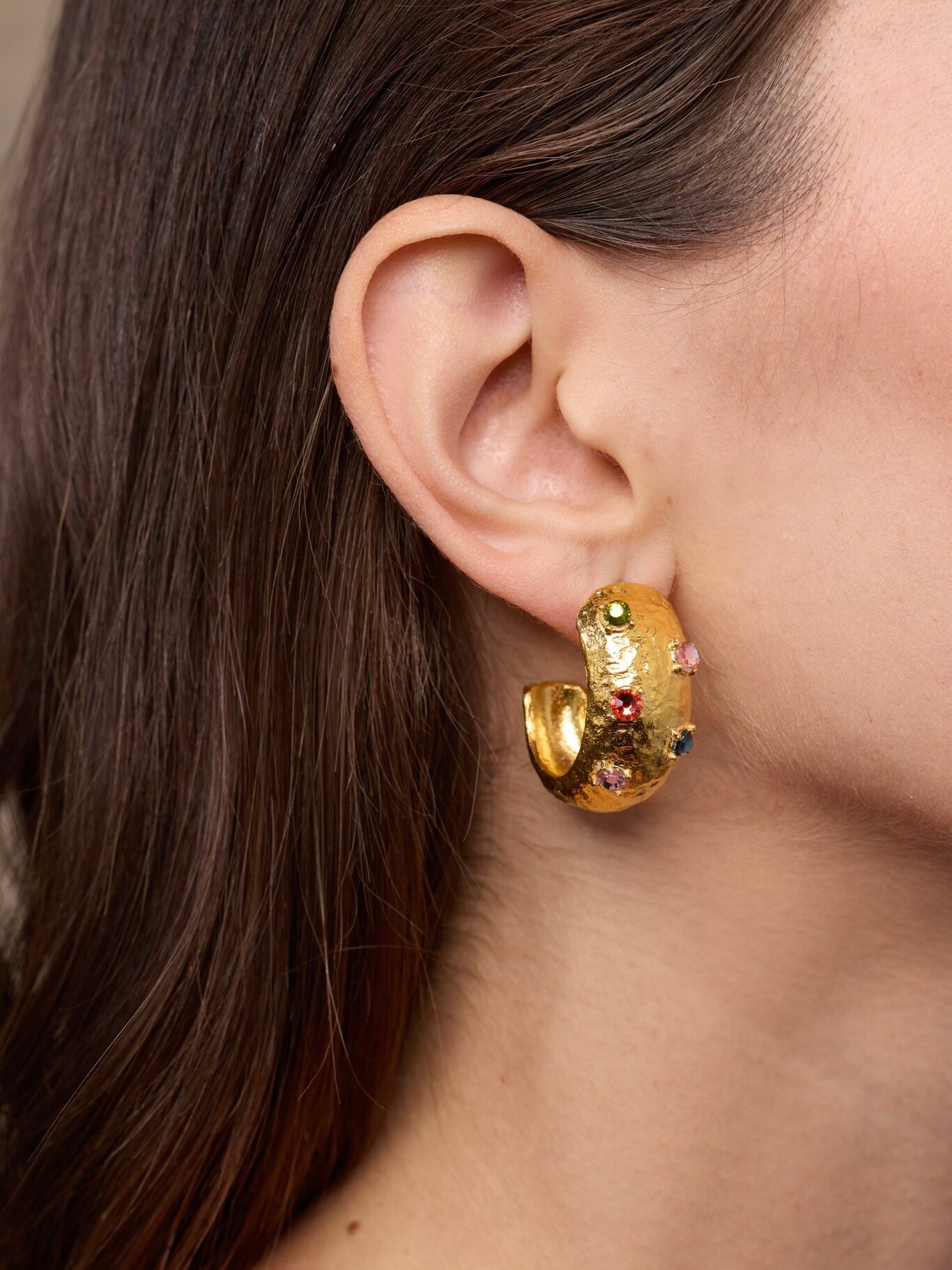 Les Gourmandes Gold Earrings