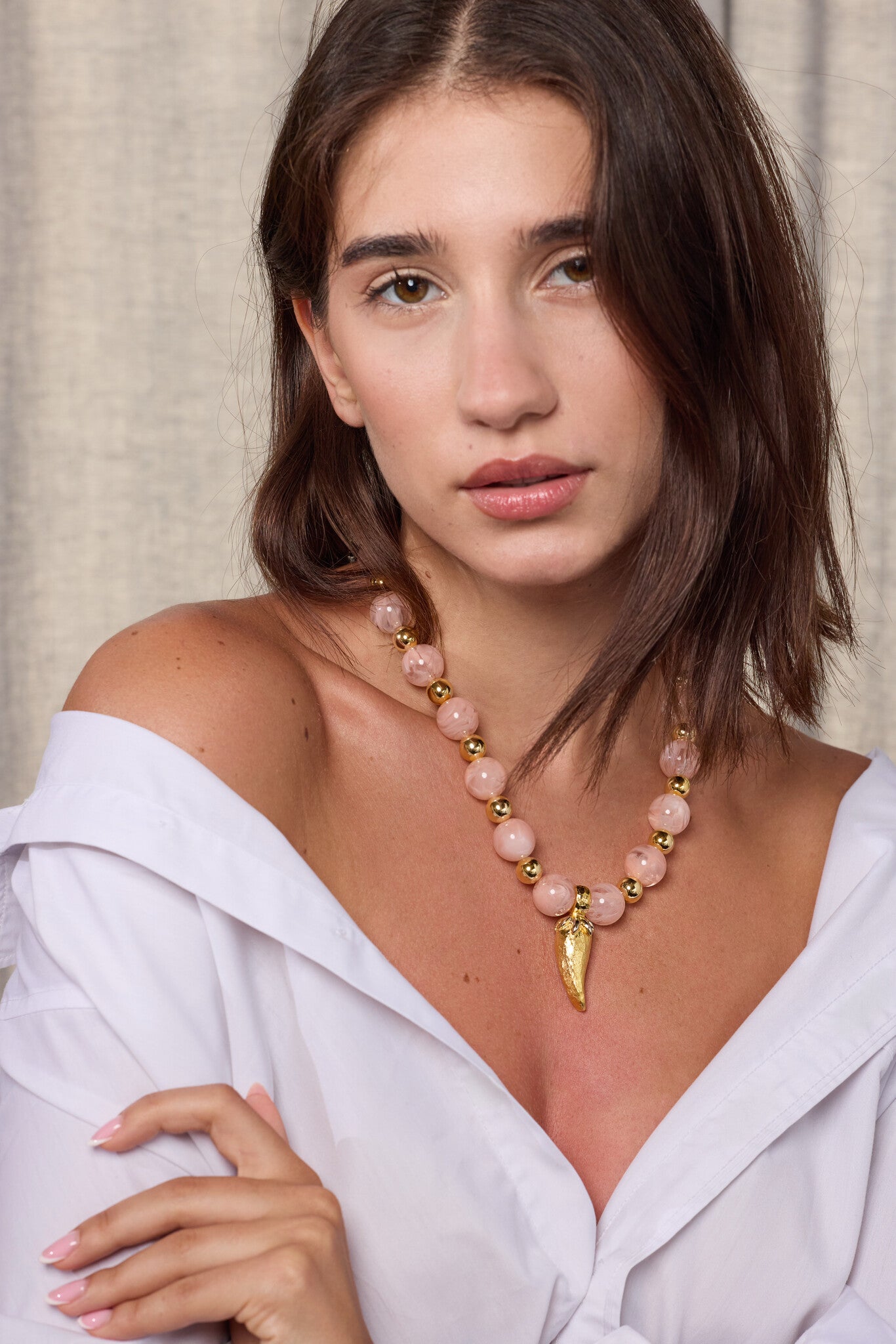 Pink Pepper Necklace