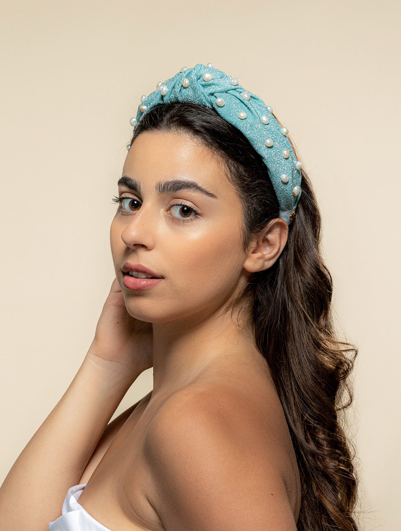 Hamptons Headband Blue