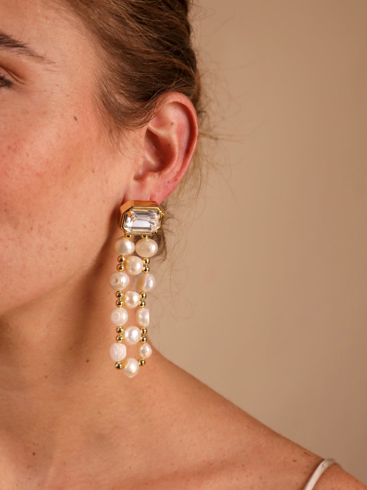 Séraphine Earrings White