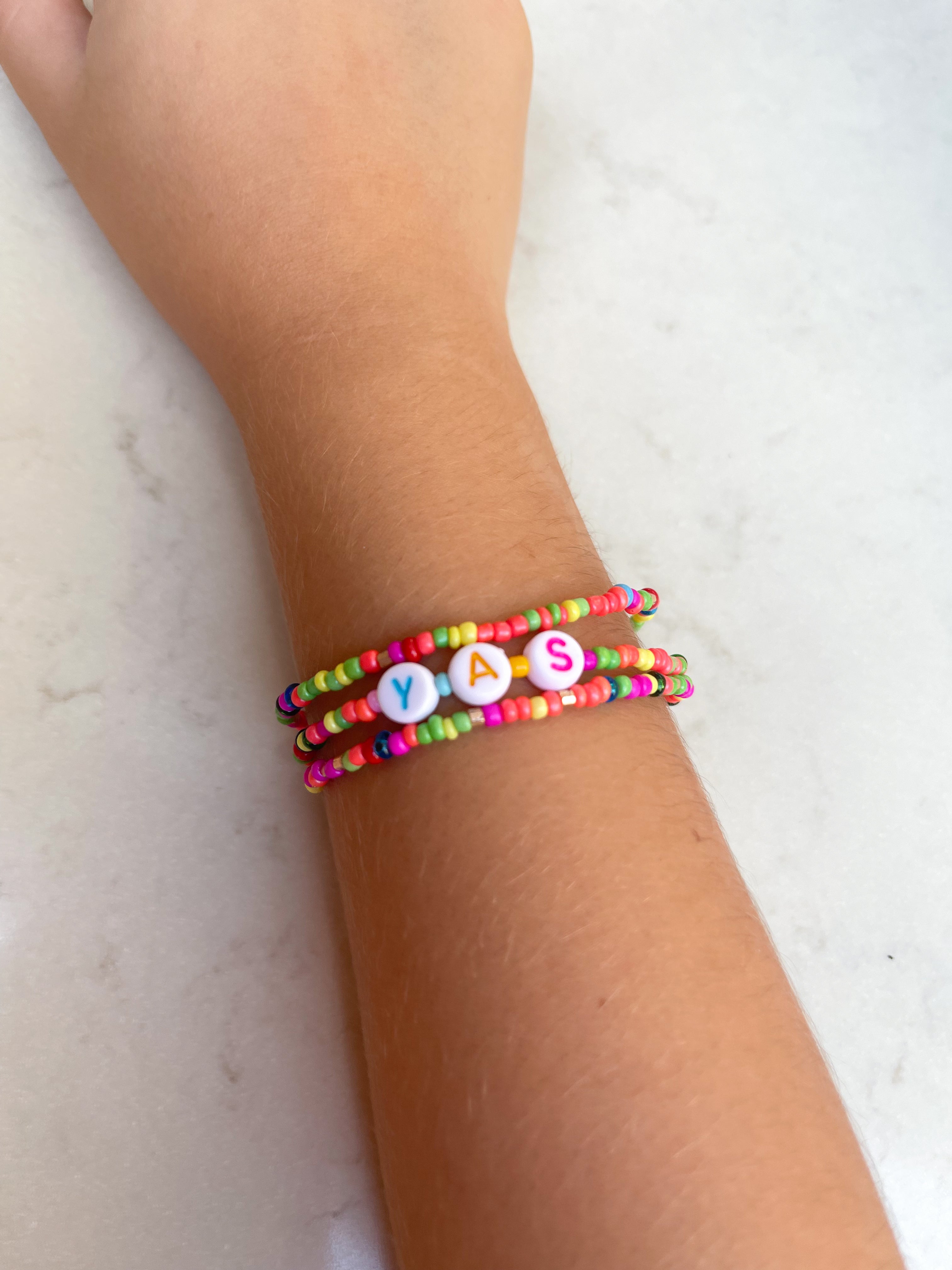 Kids Custom Happy Bracelet
