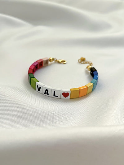 Custom Rainbow Bracelet