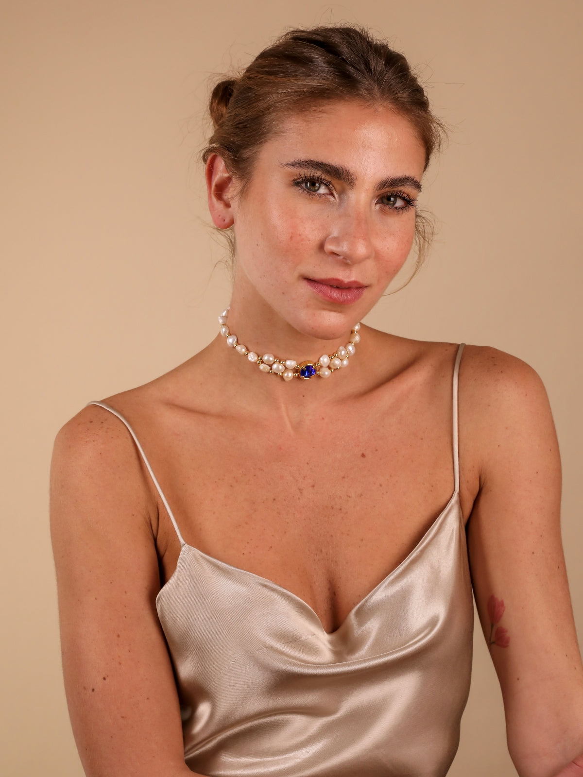 Virginie Choker Royal Blue