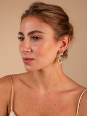Anne Earrings White