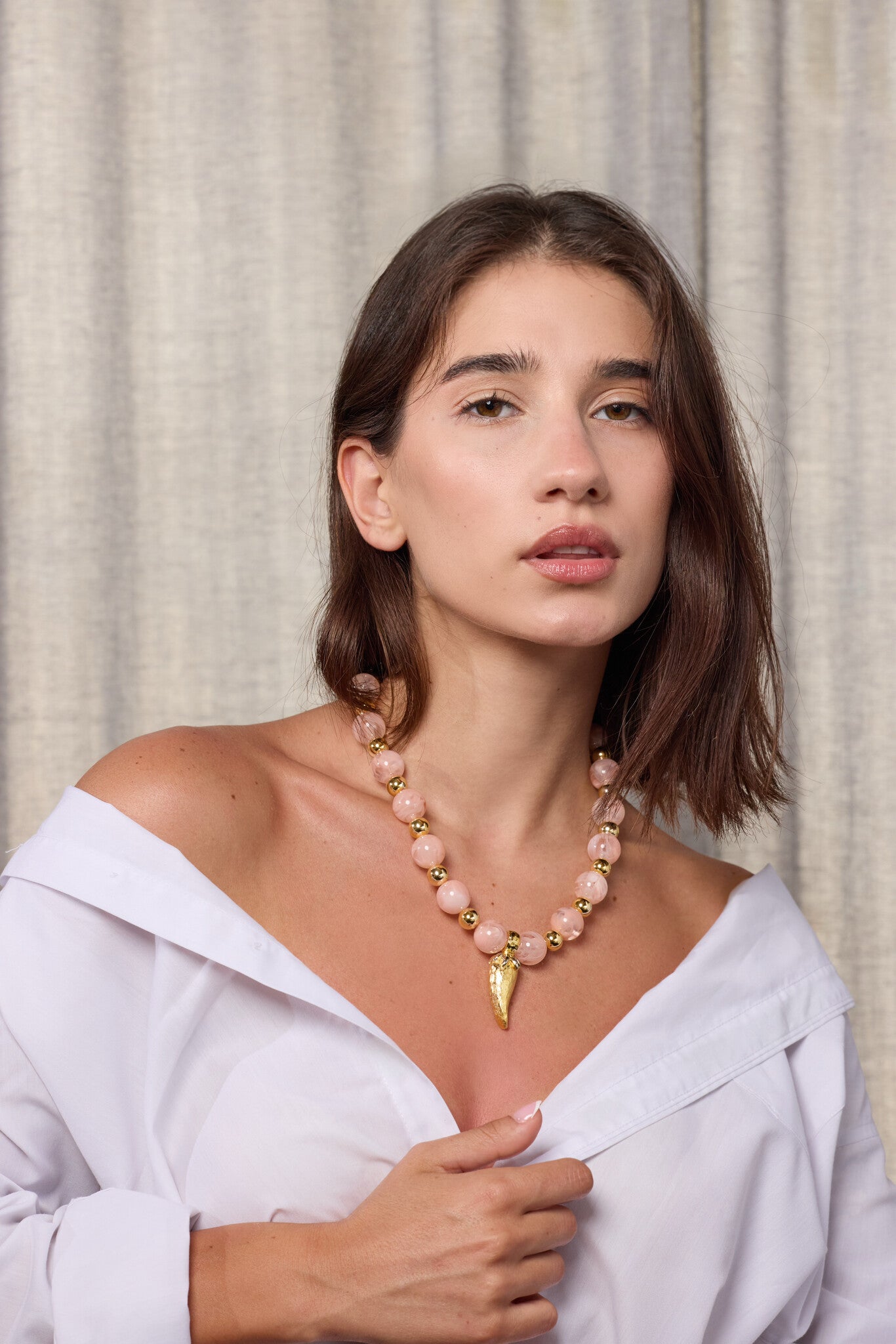 Pink Pepper Necklace