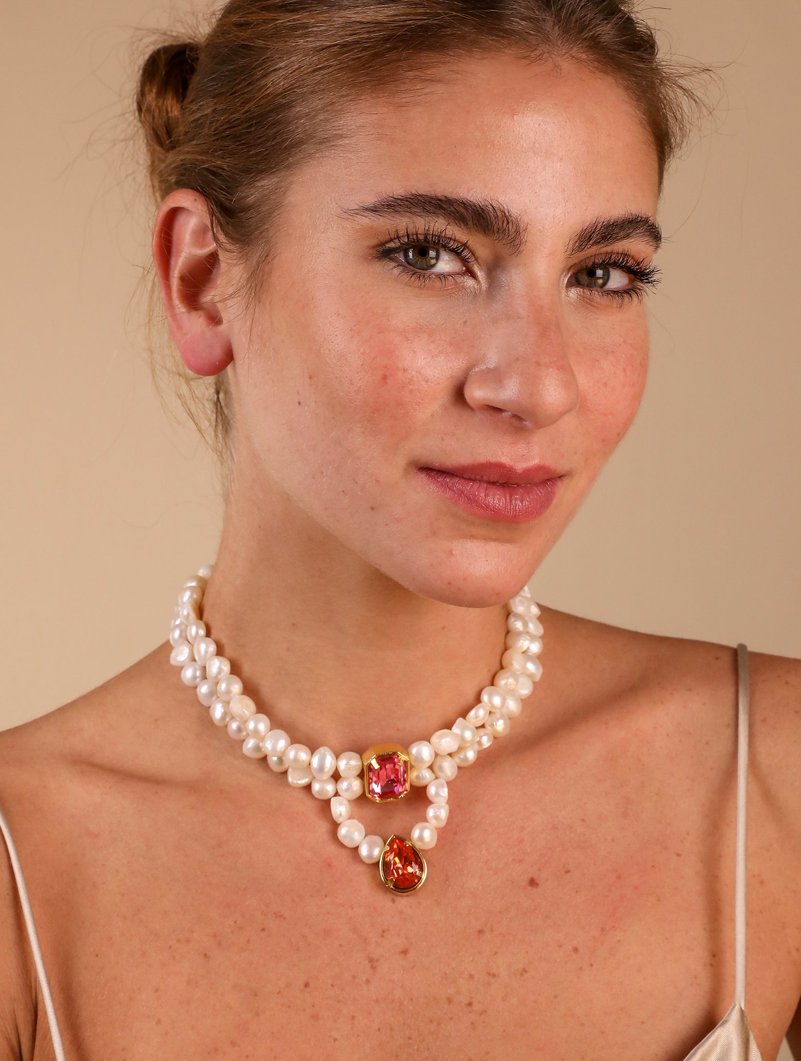 Adrienne Choker Pink