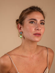 Anne Earrings Green