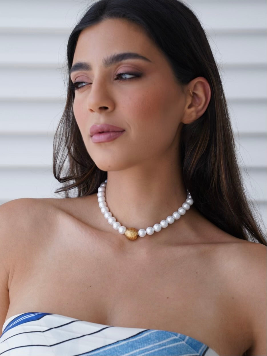 Sky Pearl Choker