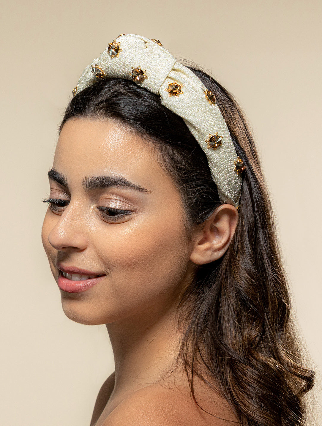 Cannes Headband Beige