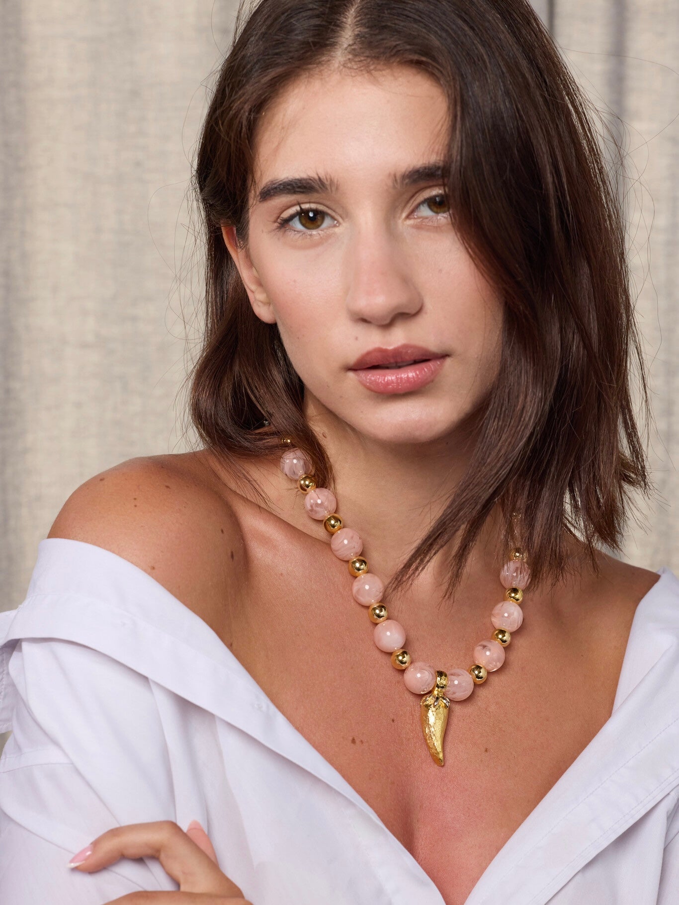 Pink Pepper Necklace