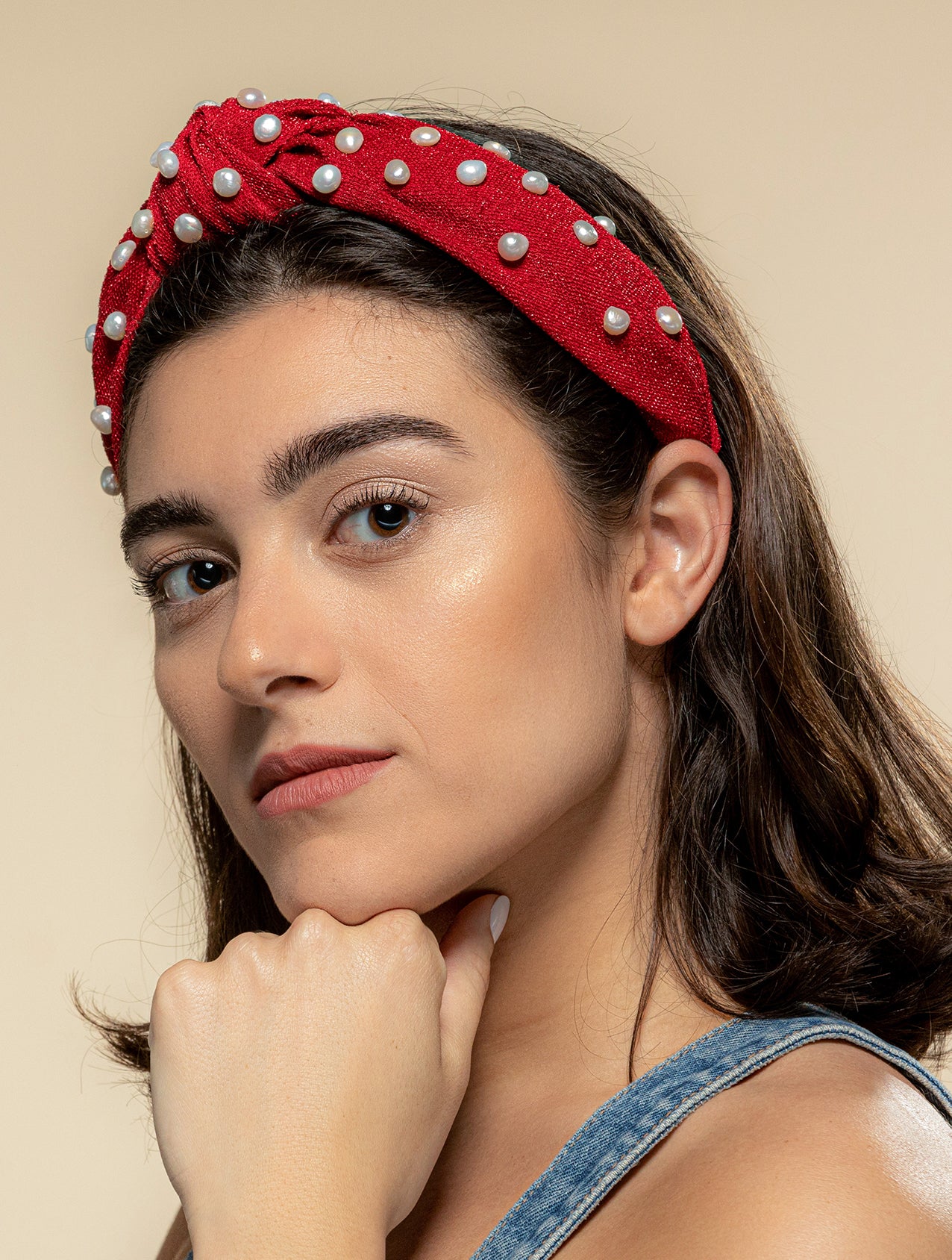 Hamptons Headband Red