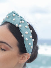 Hamptons Headband Blue