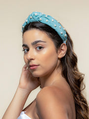 Hamptons Headband Blue