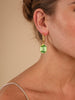 Léonie Earrings Green