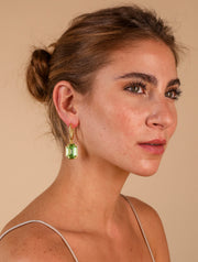 Léonie Earrings Green