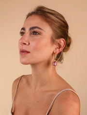 Léonie Earrings Pink