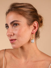 Léonie Earrings White