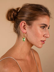 Léonie Earrings Green