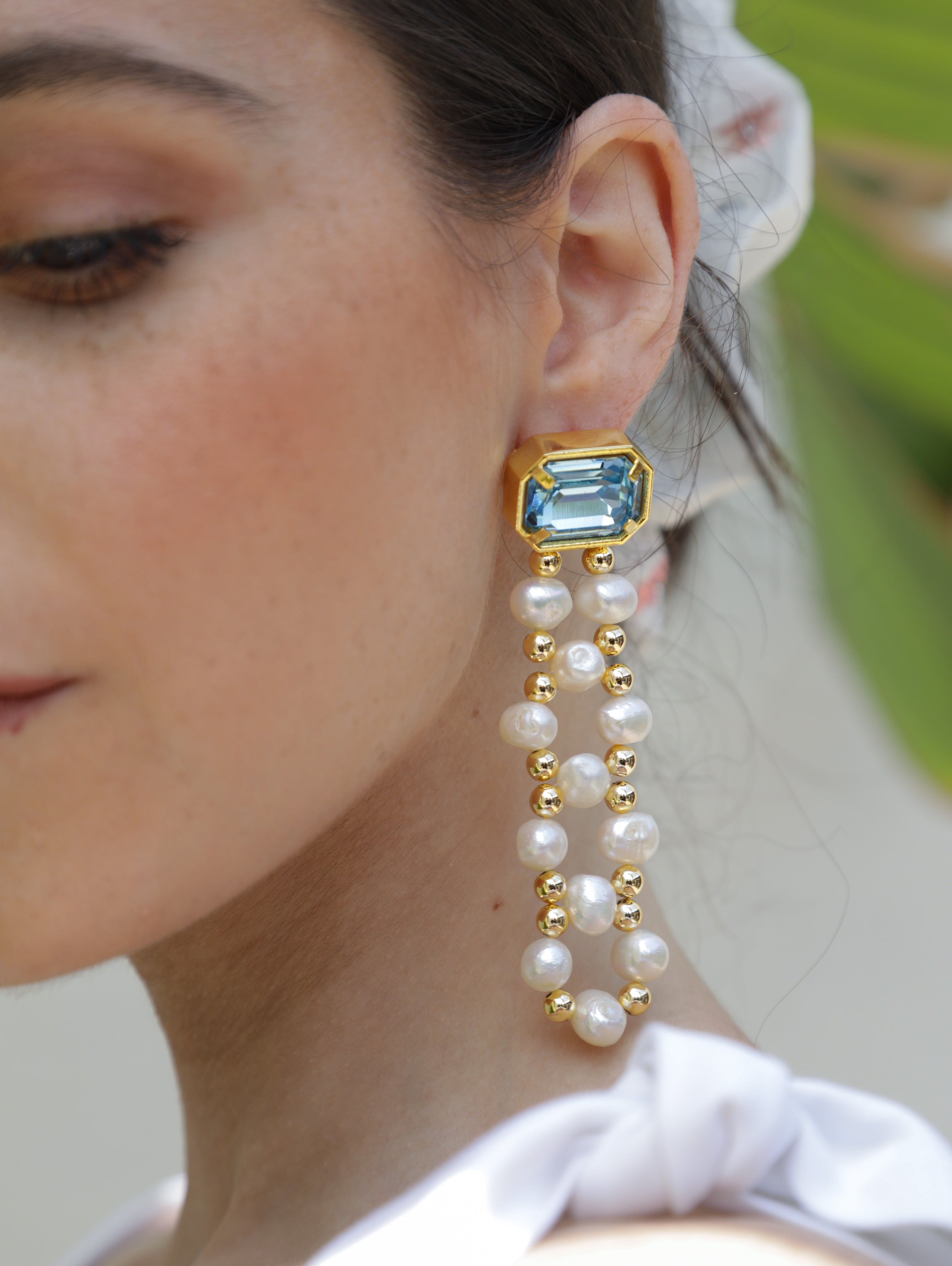 Séraphine Earrings Sky Blue