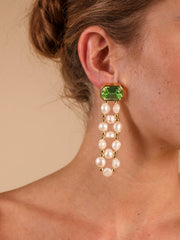 Séraphine Earrings Green