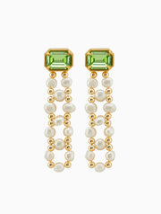 Séraphine Earrings Green