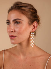 Séraphine Earrings White