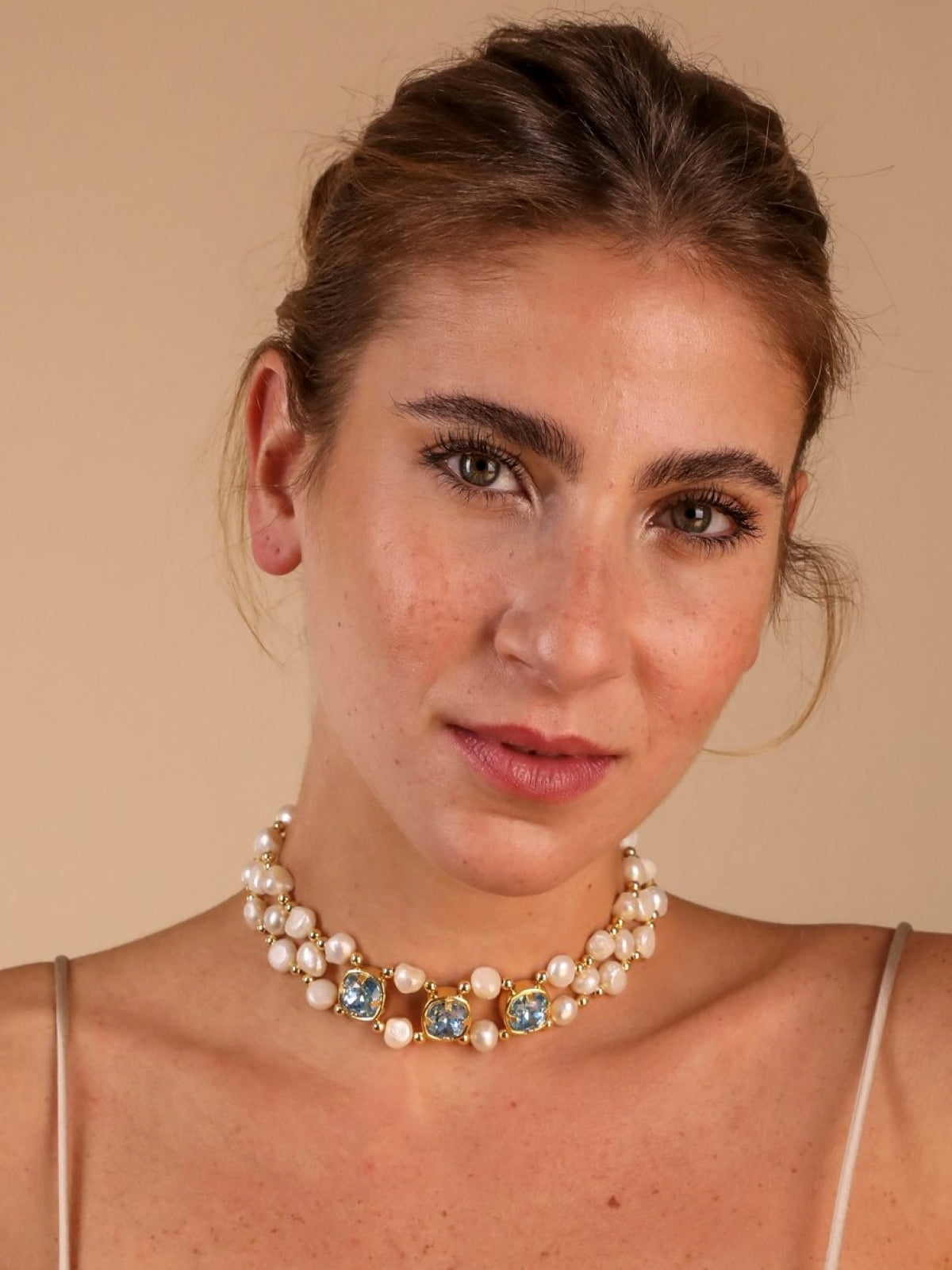 Charlotte Choker Sky Blue