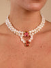 Adrienne Choker Pink