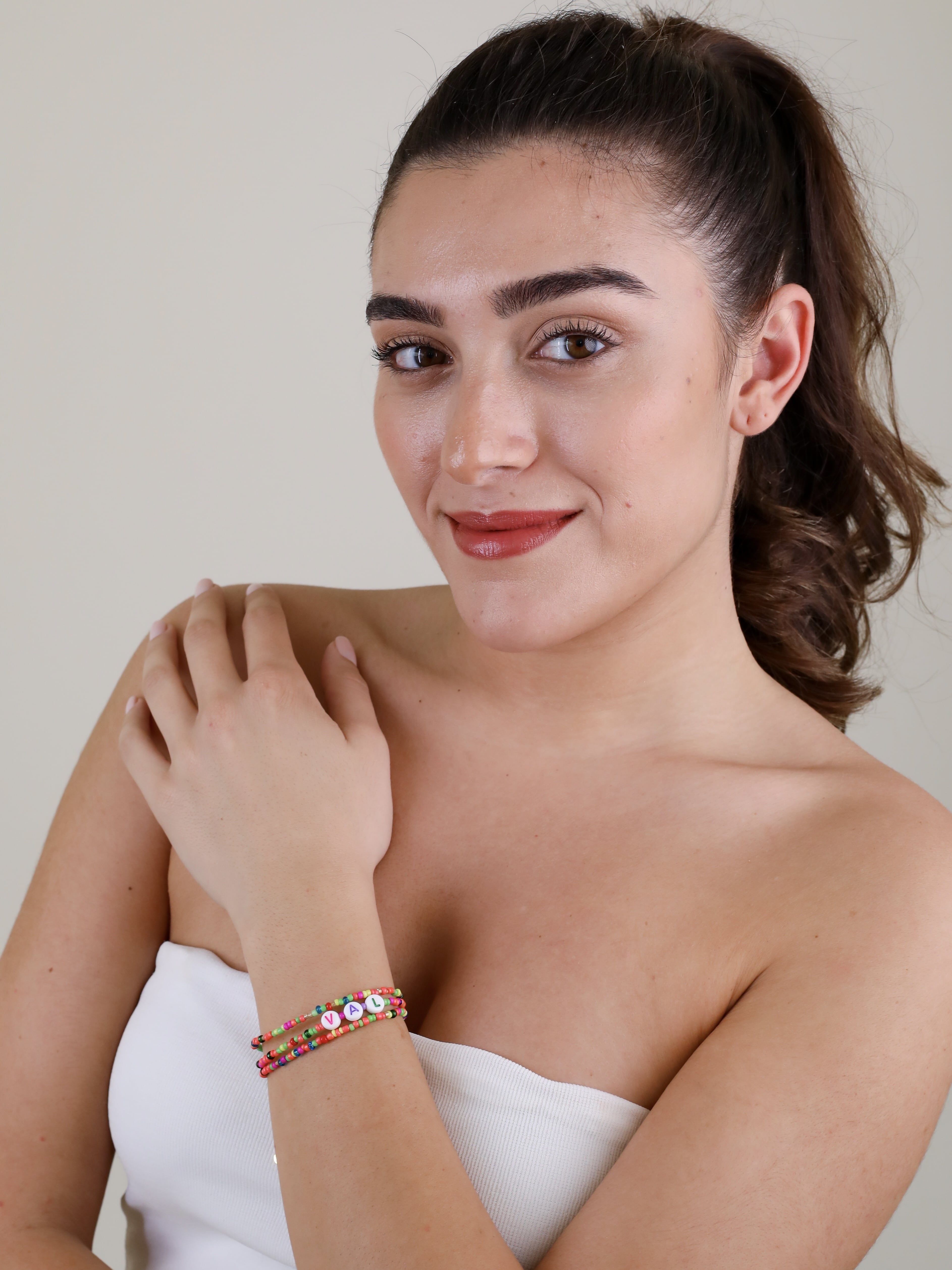 Custom Happy Bracelet