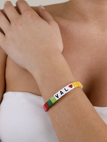 Custom Rainbow Bracelet