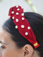 Hamptons Headband Red
