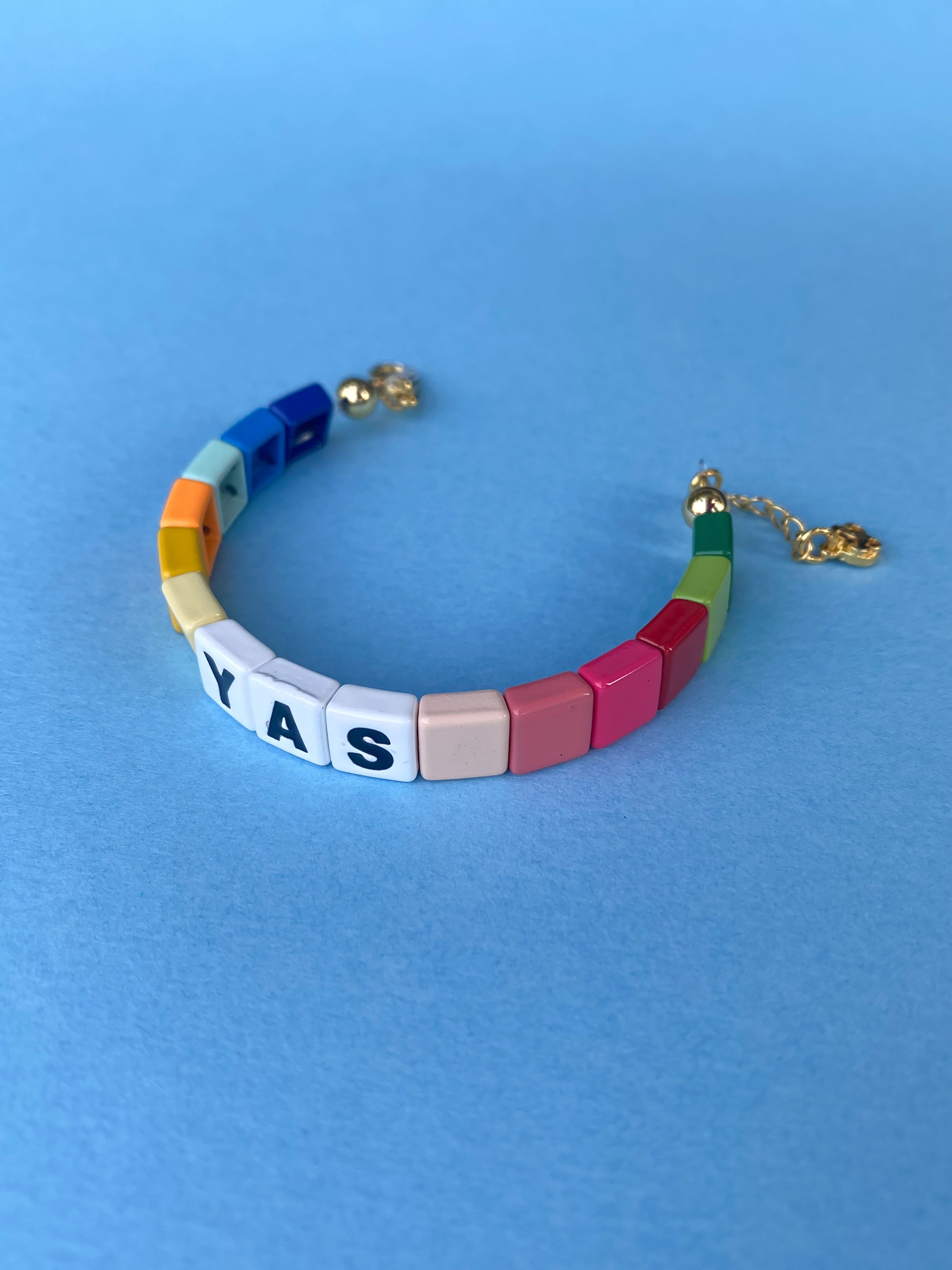 Kids Custom Rainbow Bracelet