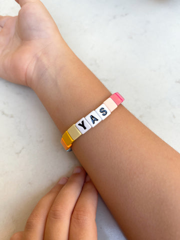 Kids Custom Rainbow Bracelet