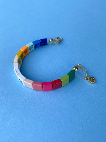 Kids Custom Rainbow Bracelet
