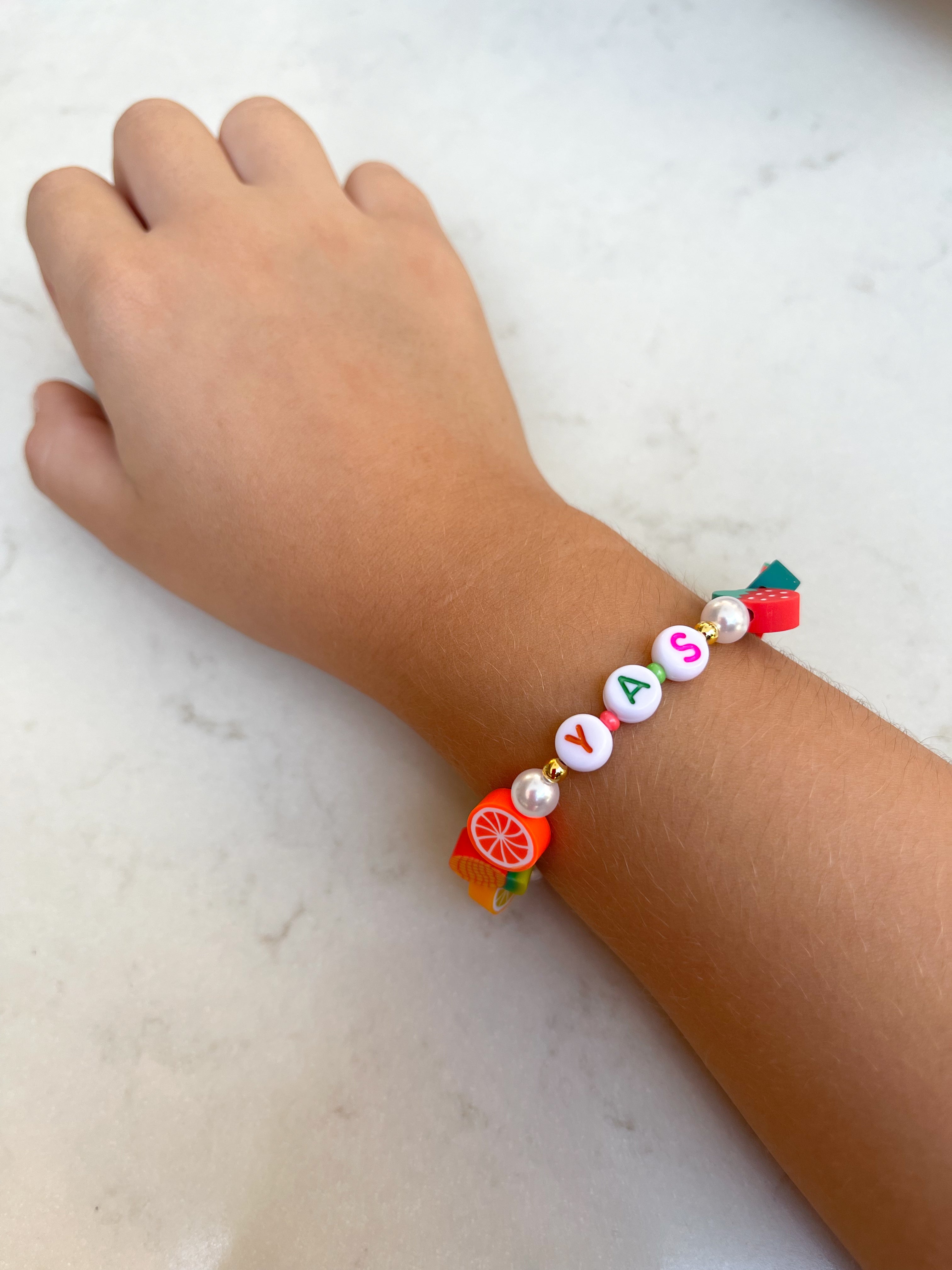 Kids Custom Tutti Frutti Bracelet