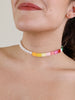 Pearl Rainbow Choker