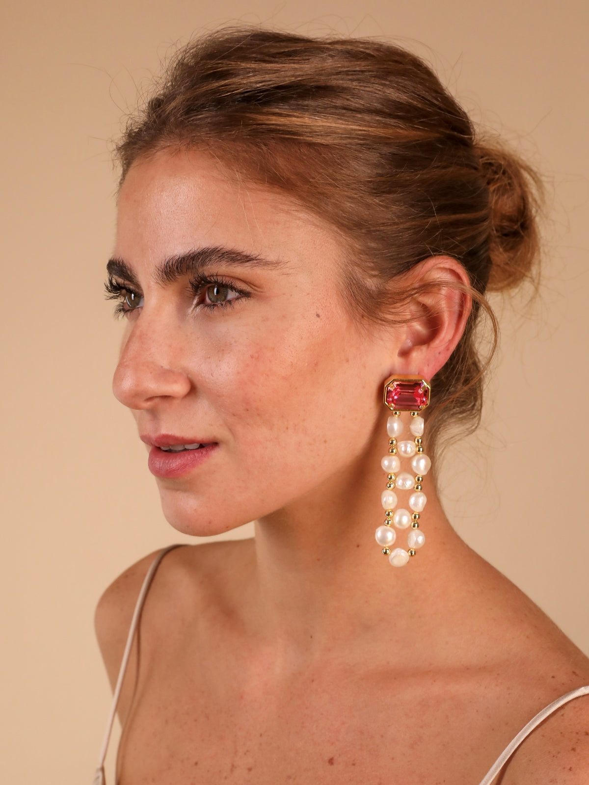Séraphine Earrings Pink