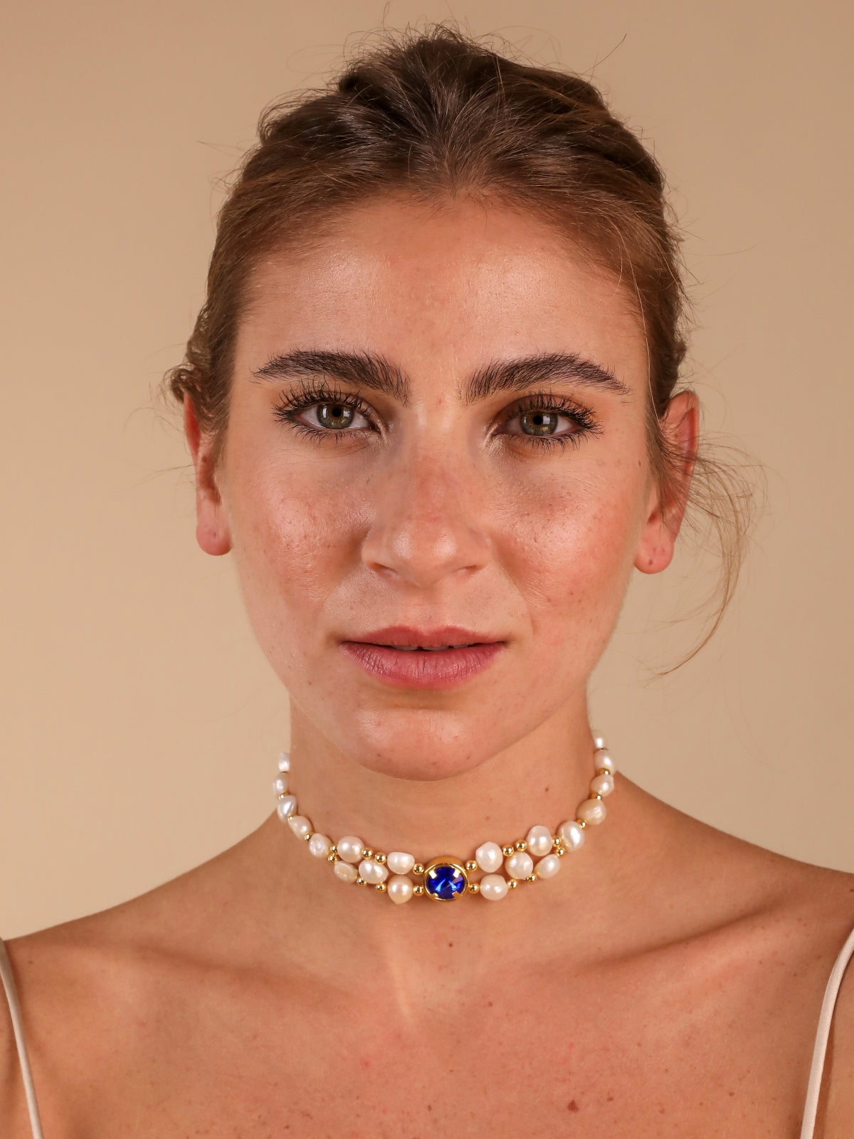 Virginie Choker Royal Blue